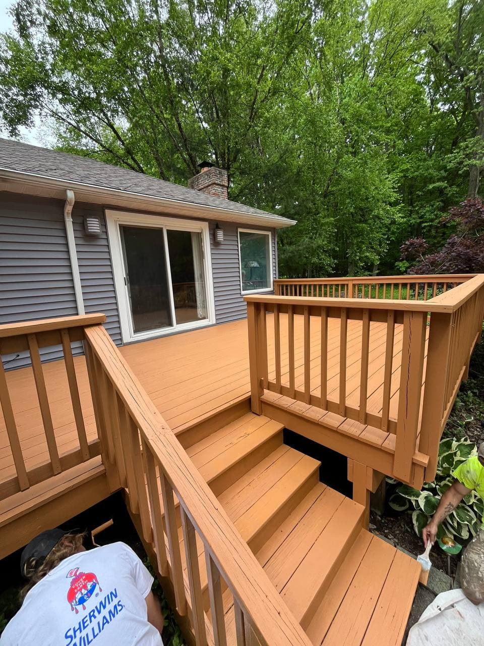 Deck after refinishing